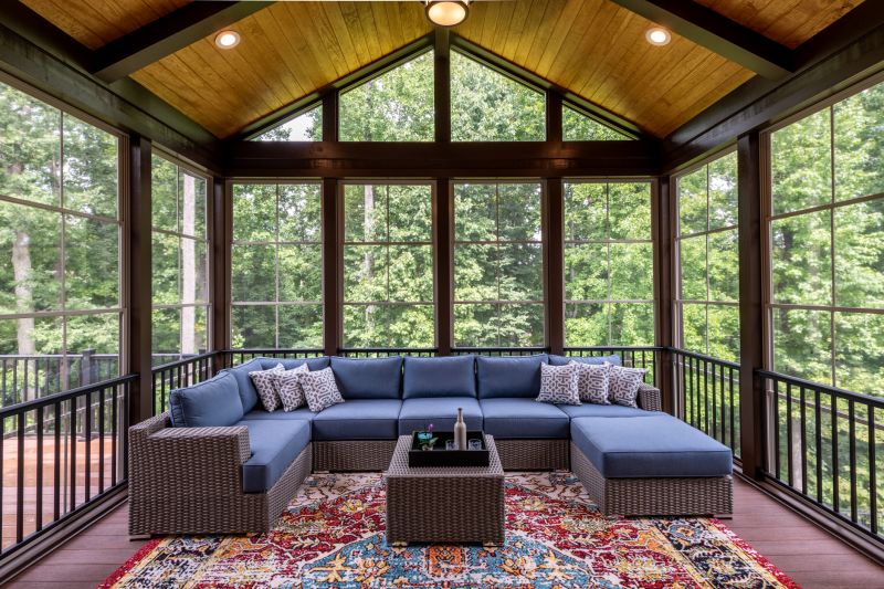 Sunroom with Custom Windows